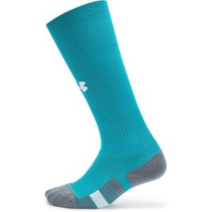 imageUnder Armour Unisex Adult Magnetico Over the Calf Socks 1 Pack722 Coastal Teal  Pitch Gray  White