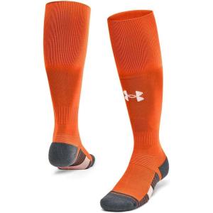 imageUnder Armour Unisex Adult Magnetico Over the Calf Socks 1 Pack800 Team Orange  Pitch Gray  White