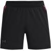 imageUnder Armour Mens Launch 5quot Shorts005 Black  Pink Shock  Reflective