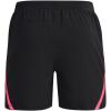 imageUnder Armour Mens Launch 5quot Shorts005 Black  Pink Shock  Reflective