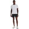 imageUnder Armour Mens Launch 5quot Shorts005 Black  Pink Shock  Reflective