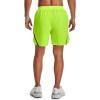 imageUnder Armour Mens Launch 5quot Shorts369 Lime Surge  Black  Reflective