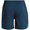 imageUnder Armour Mens Launch 5quot Shorts437 Petrol Blue  Capri  Reflective