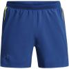imageUnder Armour Mens Launch 5quot Shorts471 Blue Mirage  Starfruit  Reflective