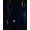 imageUnder Armour Mens Launch 5quot Shorts471 Blue Mirage  Starfruit  Reflective