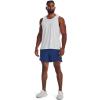 imageUnder Armour Mens Launch 5quot Shorts471 Blue Mirage  Starfruit  Reflective