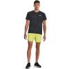 imageUnder Armour Mens Launch 5quot Shorts743 Lime Yellow  Marine Od Green  Reflective