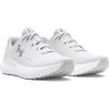imageUnder Armour Womens Charged Surge 4 Running Shoe100 WhiteDistant GrayMetallic Silver