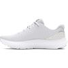imageUnder Armour Womens Charged Surge 4 Running Shoe100 WhiteDistant GrayMetallic Silver