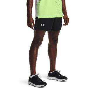 imageUnder Armour Mens Launch 5quot Shorts001 BlackReflective