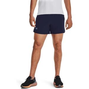 imageUnder Armour Mens Launch 5quot Shorts410 Midnight Navy  Midnight Navy  Reflective