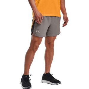imageUnder Armour Mens Launch 5quot ShortsConcrete 066Reflective