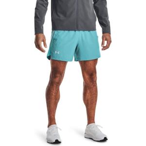 imageUnder Armour Mens Launch 5quot ShortsCosmos 476Reflective