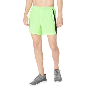 imageUnder Armour Mens Launch 5quot ShortsQuirky Lime 752Green