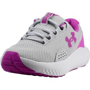 imageUnder Armour Womens Charged Surge 4 Running ShoeHalo GrayVivid MagentaVivid Magenta
