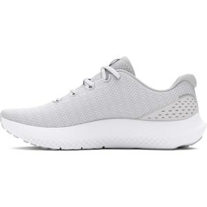 imageUnder Armour Womens Charged Surge 4 Running ShoeWhiteDistant GrayMetallic Silver