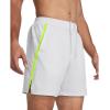 imageUnder Armour Mens Launch Run 7quot Shorts014 Halo Gray  Highvis Yellow  Reflective