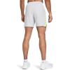imageUnder Armour Mens Launch Run 7quot Shorts014 Halo Gray  Highvis Yellow  Reflective