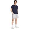 imageUnder Armour Mens Launch Run 7quot Shorts015 Halo Gray  Halo Gray  Reflective