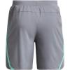 imageUnder Armour Mens Launch Run 7quot Shorts035 Steel  Neo Turquoise  Reflective