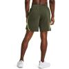 imageUnder Armour Mens Launch Run 7quot Shorts391 Marine Od Green  Lime Yellow  Reflective