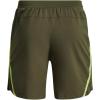 imageUnder Armour Mens Launch Run 7quot Shorts391 Marine Od Green  Lime Yellow  Reflective