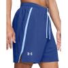 imageUnder Armour Mens Launch Run 7quot Shorts432 Tech Blue  Horizon Blue  Reflective