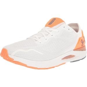 imageUnder Armour Mens HOVR Sonic 6 Running Shoe101 WhiteOrange BlastGravel