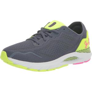imageUnder Armour Mens HOVR Sonic 6 Running Shoe400 Downpour GrayLime SurgeRebel Pink