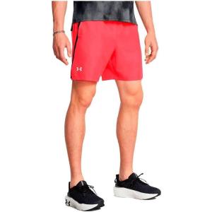 imageUnder Armour Mens Launch Run 7quot Shorts713 Racer Red  Black  Reflective