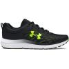 imageUnder Armour Mens Charged Assert 10 Running Shoe004 BlackBlackHigh Vis Yellow