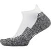imageUnder Armour UnisexAdult Run Cushion No Show Tab SocksWhitePitch Gray 1pair