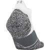 imageUnder Armour UnisexAdult Run Cushion No Show Tab SocksWhitePitch Gray 1pair