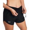 imageUnder Armour Womens Fly by Shorts001 Black  Black  Reflective