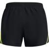 imageUnder Armour Womens Fly by Shorts003 Black  Highvis Yellow  Reflective