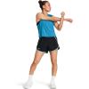 imageUnder Armour Womens Fly by Shorts005 Black  Sky Blue  Reflective