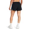 imageUnder Armour Womens Fly by Shorts005 Black  Sky Blue  Reflective