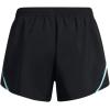 imageUnder Armour Womens Fly by Shorts005 Black  Sky Blue  Reflective
