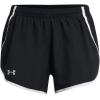 imageUnder Armour Womens Fly by Shorts006 Black  Purple Ace  Reflective