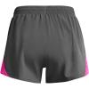imageUnder Armour Womens Fly by Shorts026 Castlerock  Astro Pink  Reflective