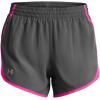 imageUnder Armour Womens Fly by Shorts026 Castlerock  Astro Pink  Reflective