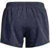 imageUnder Armour Womens Fly by Shorts044 Downpour Gray  Downpour Gray  Reflective