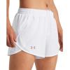 imageUnder Armour Womens Fly by Shorts100 White  White  Reflective