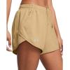 imageUnder Armour Womens Fly by Shorts263 Camel  Camel  Reflective