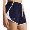 imageUnder Armour Womens Fly by Shorts410 Midnight Navy  White  Reflective