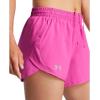 imageUnder Armour Womens Fly by Shorts652 Rebel Pink  Rebel Pink  Reflective