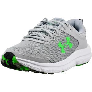imageUnder Armour Mens Charged Assert 10 Running ShoeMod GrayMod GrayGreen Sheen