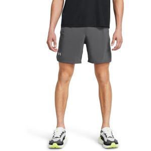 imageUnder Armour Mens Launch Run 9quot Shorts025 Castlerock  Castlerock  Reflective