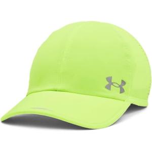 imageUnder Armour Mens Launch Run Hat369 Lime Surge  Pitch Gray  Reflective