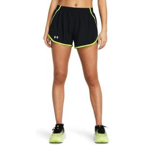 imageUnder Armour Womens Fly by Shorts003 Black  Highvis Yellow  Reflective